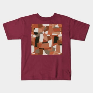 Nomade Abstraction / Mid Century Shapes Kids T-Shirt